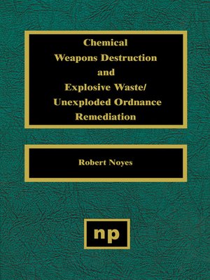 cover image of Chemical Weapons Destruction and Explosive Waste